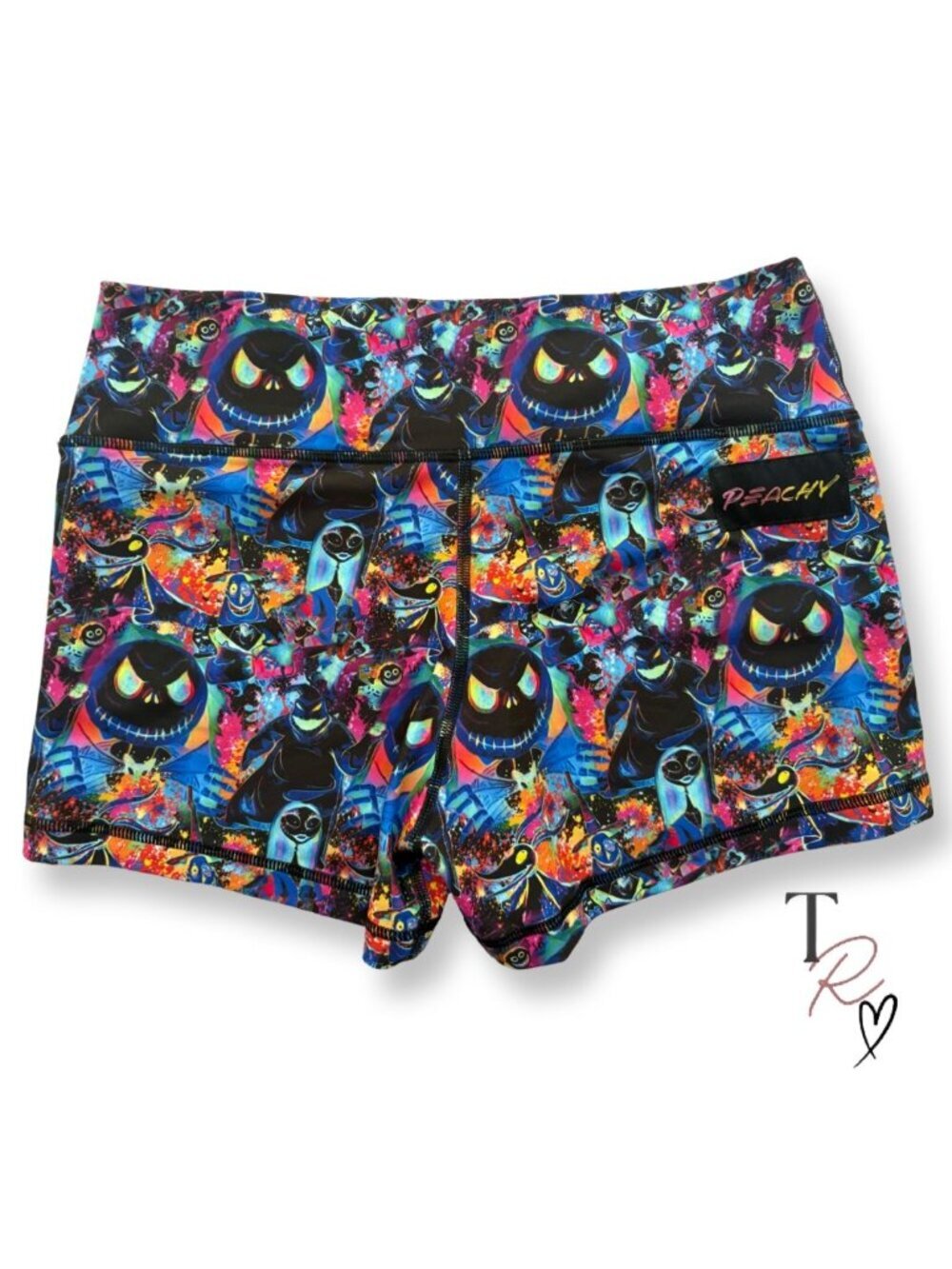 Peachy Athletic NWOT Nightmare Before Christmas Booty CrosssFit Bike Shorts M
